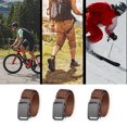 thumbnail image 4 of CSChome Cargo Belt Men Outdoor Cargo Waist Belt Automatic Buckle One Button Adjustable Length Nylon Long, 4 of 7