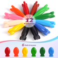 thumbnail image 2 of Crayons DreamCandy con forma de cohete y pez, 18 unidades, para niños, 2 of 7