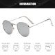 thumbnail image 2 of Gafas de sol polarizadas polígono redondo para mujeres hombres retro clásico vintage tonos, 2 of 5