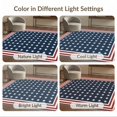 thumbnail image 7 of ODIKA 2'x3' Washable Throw Rug Independence Door Patriotic Stripe Border Welcome Striped July Flowing Dynamic for Hallway, Study Room, Non-Slip Low Profile, Flatwoven, 7 of 7