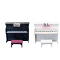 thumbnail image 1 of de 2 Pianos con Decoración de Silla para Muebles de Decoración para hogar Yotijar mini-piano, 1 of 10