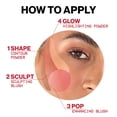 thumbnail image 3 of Paleta de sombras faciales Halo Sculpt Plus Glow - Coral Saturation de SmashBox para mujeres - 0.55 oz Maquillaje, 3 of 6
