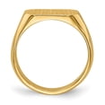 thumbnail image 2 of 14K Yellow Gold Ring Band Signet Solid Back, 2 of 5