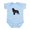 Sky Blue, variant on CafePress - Newfoundland Black Infant Bodysuit - Baby Light Bodysuit, Size Newborn - 24 Months