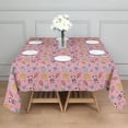 thumbnail image 3 of Pink Cow Sweet Pattern Square Tablecloth,Waterproof Square Table Cover,Wipeable Spillproof Washable Table Cover for Home Kitchen Party Decor 52"x52"(132x132cm), 3 of 6