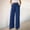 Blue, variant on SNKSDGM Women's Plus Dress Pants Women Straight Leg Ankle Palazzo Pants for Women Petite Short Women's 2025 Solid Color Drape Casual Slant Pocket Loose Wide Leg Trousers