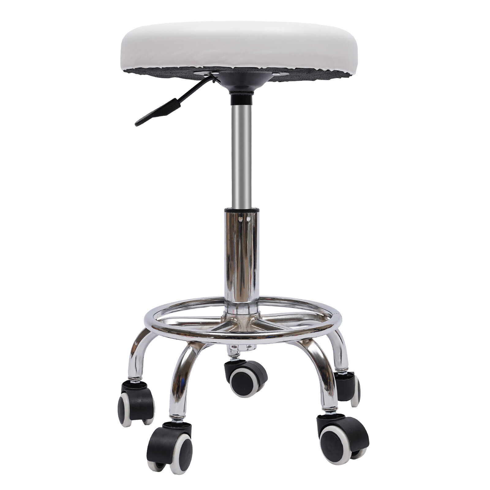 Salon Bar Rolling Swivel Chair Stool Adjustable Hydraulic Stool with 5