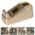 thumbnail image 4 of Miangastore Elegant Office Heavy Duty Packing Tape Dispenser Cutter Gold For Co-Worker, 4 of 8