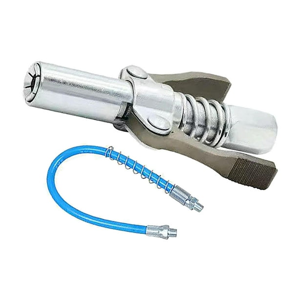 Acoplador duradero Cola autoblocante lubricación a presión Boquilla manual de acero 40cm Boquilla de grasa