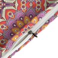 thumbnail image 4 of HAHDAXIA Bohemia Pattern Bedding Solid Comforter Set for All Seasons,3 Pieces(1 Comforter+2 Pillowcases),Soft Microfiber Bedding Set Full(79"x90"), 4 of 7