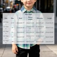 thumbnail image 3 of LJEFF Little Boys Light Grid Plaid Button Shirt, Loose Pocket Soft Chest Gift Kids Casual Top Green Size 3-4 T, 3 of 9