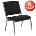 thumbnail image 6 of BizChair 4 Pack 950 lb. Rated Black Fabric Bariatric Medical Reception Chair, 6 of 8