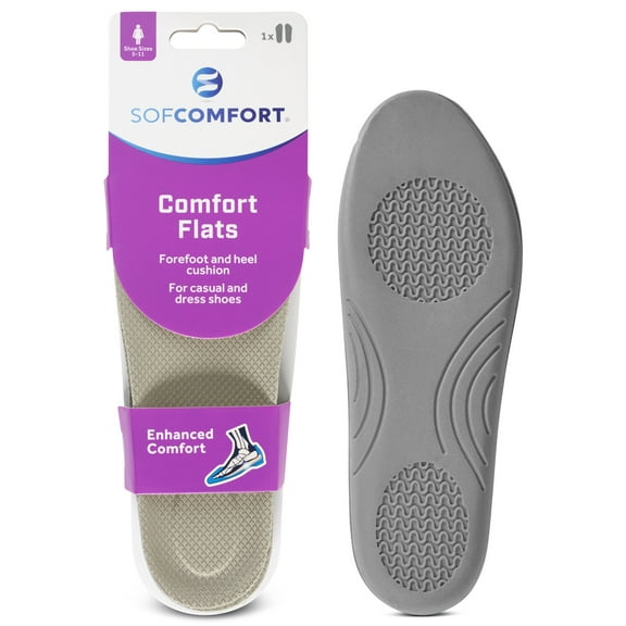 Sof Comfort Comfort Flats Women's Foam Insole, Size 5-10 Trim-to-Fit