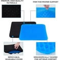 thumbnail image 3 of Gel Seat Cushion with Breathable Honeycomb Design for Back Pain Relief, Cooling Office Chair Pad, 3 of 6