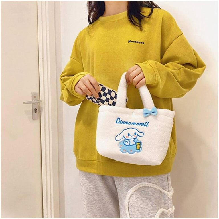 Buy Kawaii Cinnamoroll Sanrio Plush Bag My Melody Anime Handbags