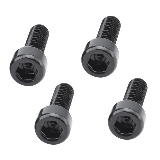 Pernos de jaula de botella de agua de 4 piezas de aleación - , Negro DYNWAVEMX Pernos de la jaula de la botella de agua