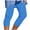 Blue, variant on Summer Capris for Women New Capris Pants for Women Casual Summer Workout Sweatpants Plus Size High Waisted Comfy Lightweight Yoga Capris Lightweight Capris for Women Orange XXL