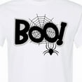 thumbnail image 4 of Inktastic Halloween Boo with Spider and Web in Black T-Shirt, 4 of 5