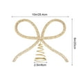 thumbnail image 3 of dajkiuy Bow Tree Topper Ornaments, Christmas Bow Decoration for Xmas Tree Topper Garland Wreath Indoor Outdoor Decor, 3 of 9
