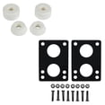 thumbnail image 1 of Skateboard Bushings Med 95 with 1/4" Risers and 1 1/2" Hardware for Longboards, 1 of 1