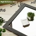 thumbnail image 2 of Anyrose 36.2"x24" Rectangular Wooden Framed Vanity Bathroom Mirror, Black, 2 of 5