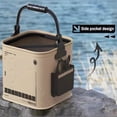 thumbnail image 3 of 8L Collapsible Fishing Bucket Portable Fish Bucket Multifunctional EVA Water Containers with Mesh Lid, Handle and Rope for Outdoor Camping Hiking Fishing Car Washing, 3 of 7