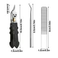 thumbnail image 3 of REK Pointed Tip Nail For Thick Hard Toenails And Fingernails With Non Slip Ergonomic Handle, 3 of 5