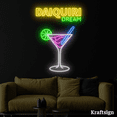 thumbnail image 3 of Craftnamesign Daiquiri Dream Neon Sign, Cocktail Shop Sign, Bar Club Decor, 3 of 4