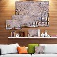 thumbnail image 3 of Arbres et Route en Hiver Blanc - Impression sur Toile Paysage, 3 of 4