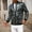 Silver, variant on Men's Personality Fashion Nightclub Trendy Thin Jacket Teenagers Sequined Stand Collar Coat Hand Washable Standard Fit Quality Comfort