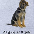 thumbnail image 2 of CafePress - FIN German Shepherd Puppy Good Baby Football Bodys - Cute Infant Baby Football Bodysuit, 2 of 3