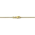thumbnail image 4 of 10K Yellow Gold chain Spiga (Wheat) Diamond-cut 18 in 1 mm, 4 of 5