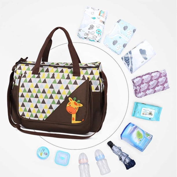 Bolsa de pañales para bebé Jadeshay 5 piezas bolsa de momia funcionalidad inteligente