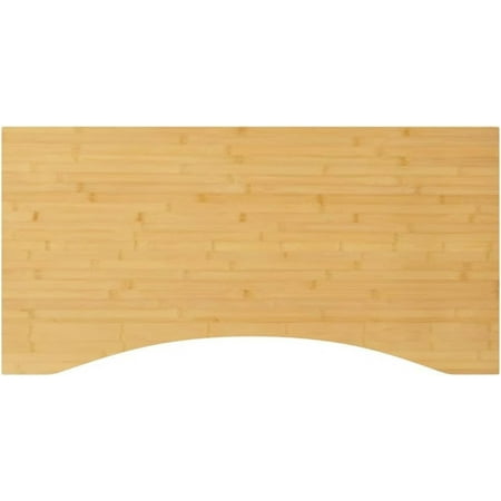 

Desk Top \u2013 31.5 x15.7 x1 Perfect for Office Study Gaming - Sturdy Natural Material Practical Design with Cable Holes Easy-to- Surface Unique Color and Grain