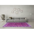 thumbnail image 3 of Ahgly Company Indoor Rectangle Persian Purple Traditional Area Rugs, 2' x 4', 3 of 4