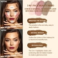 thumbnail image 3 of Kit de maquillaje Lezero Cream Contour Stick con iluminador, rubor y bronceador, 3 of 8