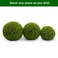 thumbnail image 6 of Towallmark 2 PCS 17.3'' Artificial Boxwood Topiary Balls UV Protected for Outdoor Patio Garden and Indoor, Wedding Decoration, 6 of 7