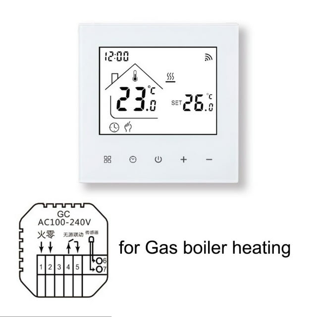 For Tuya Wifi Electric Floor Heating Wall-Mounted Boiler Temperature Control Gas Boiler Heating