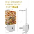 thumbnail image 6 of Fall Night Lights Auto Sensor Floral Leaves Pumpkin Plug-in LED Nightlights Dusk to Dawn for Living Room, Bedroom, Hallway, Stairways Thanksgiving Wall Decor, Fruit Orange Buffalo Plaid Night Light, 6 of 9