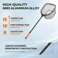 thumbnail image 5 of KastKing Folding Landing Net with Boat Hook, Extendable Lightweight Fishing Net, Non-Slip Bright Orange TPR Handle, Two Net Options Brutus, 5 of 9