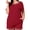 H1-Wine Red, variant on Pajamas for Plus Women 2 Piece Short Sleeve Tops and Shorts Lounge Set Soft Sleepwear with Pockets Wine Red 1X