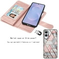 thumbnail image 5 of For Samsung Galaxy S25 Edge Wallet Case with Credit Card Holder for Women Men, Flip PU Leather Wallet Phone Case for Galaxy S25 Edge, Tekcoo Detachable Magnetic Kickstand Cover with Strap, Marble, 5 of 8