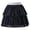 Black, variant on QHFBli Toddler Girls Sequin Skirt Elastic Waist Pleated Skater A-Line 2 Layer Ruffle Skirts for Party 5-6 Years