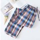 thumbnail image 4 of Pantalones largos de moda para hombre, con bolsillos laterales, cintura elástica, rectos, de poliéster., 4 of 4