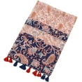 thumbnail image 5 of HSHDLDF Foulard Boho pour Femmes Légère Foulard Imprimée Florale Automne Hiver Mode Châle à Franges, 5 of 5
