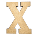 thumbnail image 1 of 22" Tall MDF Letter X | 1/8" Thick | Krafty Supply Letters | RockTimes, 1 of 3