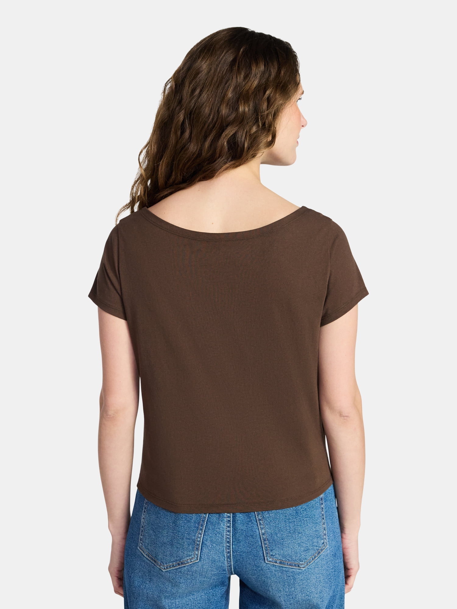Budweiser Eagle Women's Off the Shoulder Graphic Tee with Short Sleeves, Sizes XXS-XXL