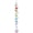 Silver With 7 Chakra Beads 2 Colorful Beads, variant on Sun Catchers for Windows,Crystal Sun Catcher with Seven Chakra Beads,Decorative Wind Spinner Tail Suncatcher for Indoor Christmas Decoration