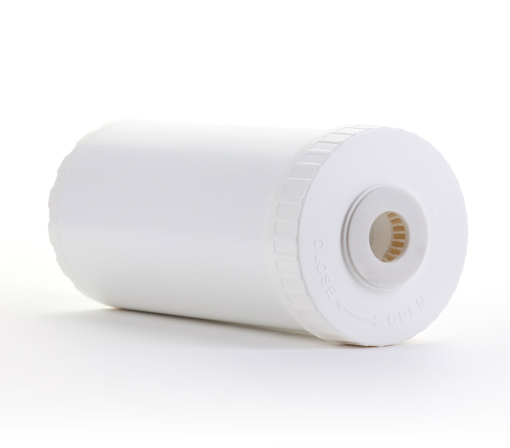Hydronix EC-4510W White Empty Water Filter Cartridge Durable Construction For Pre Post, Fits Standard Housings 4.5 x 10
