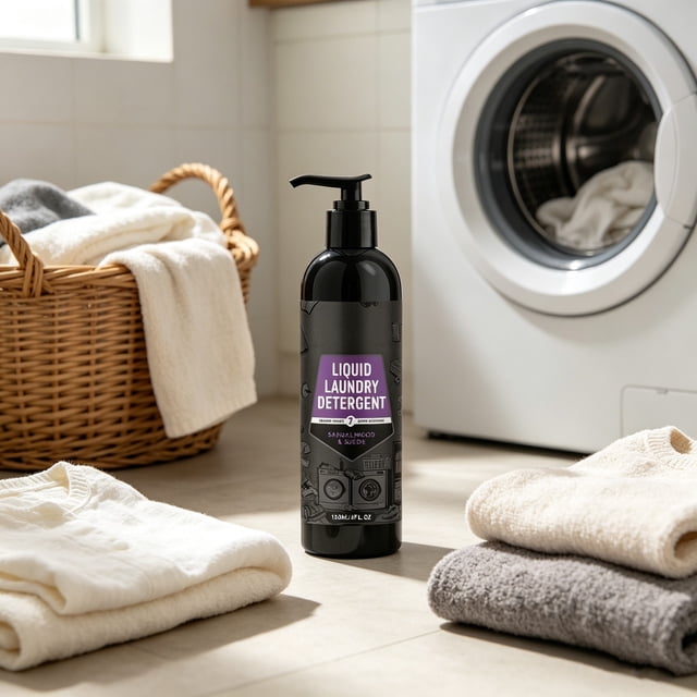 Laundry Stain Remover Spray Liquid Laundry Detergent Set Sandalwood Deep Clothing Stain Cleaner Gentle Fabric Safe For Food Oil Grease Mud 120ml